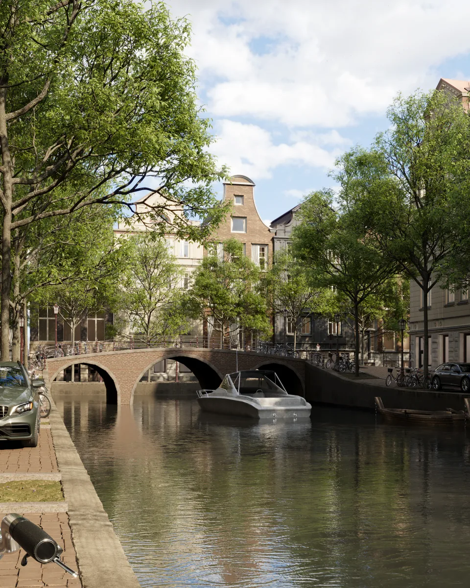 Amsterdam Canal Study final rendering, view 3