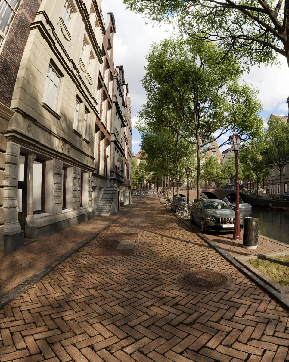 Amsterdam Canal Study final rendering, view 5