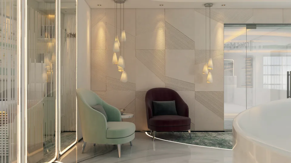 Diet Market Office design visualization, view 3