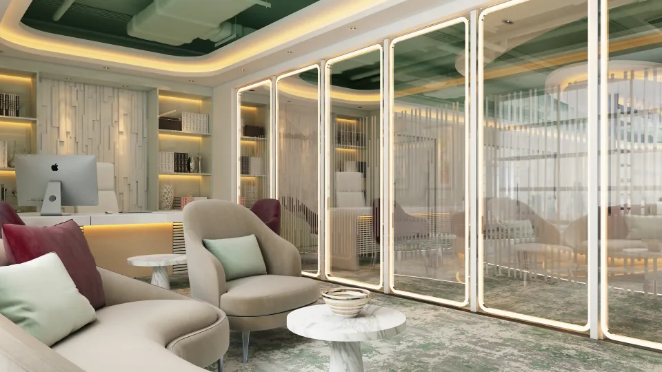 Diet Market Office design visualization, view 5