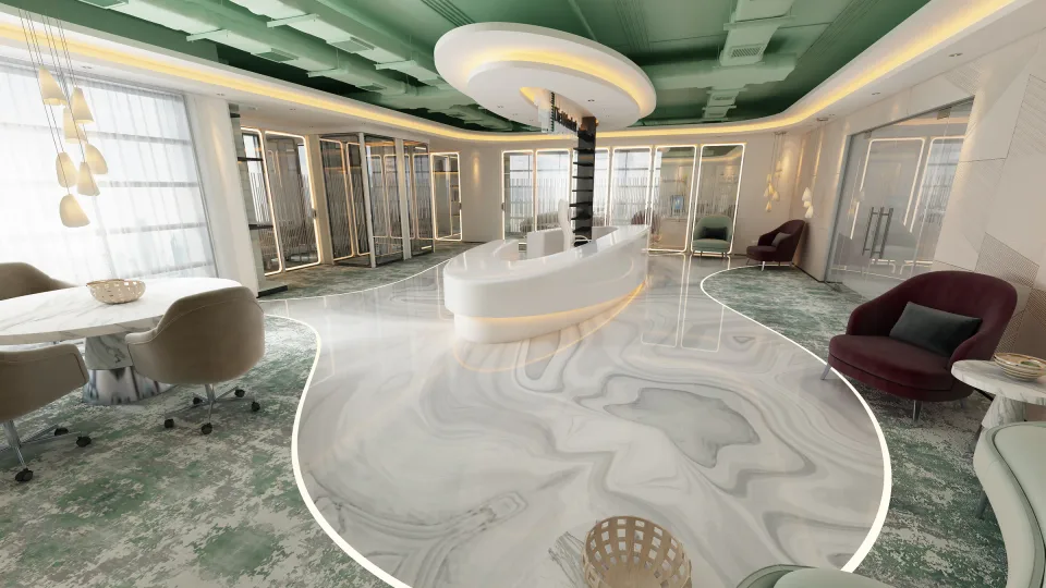 Diet Market Office design visualization, view 7