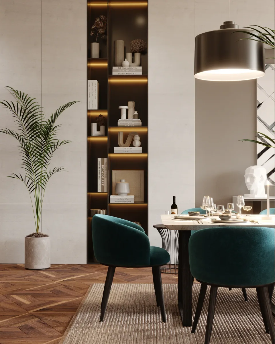 Elegant Dining 2023 Corona visualization, view 2