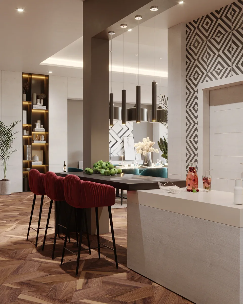 Elegant Dining 2023 Corona visualization, view 4