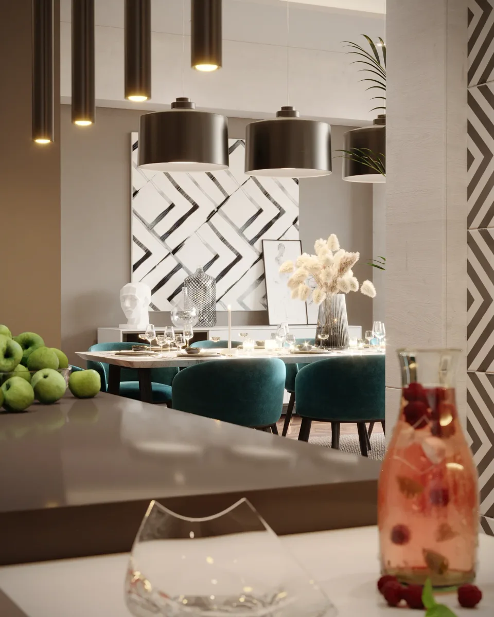 Elegant Dining 2023 Corona visualization, view 5