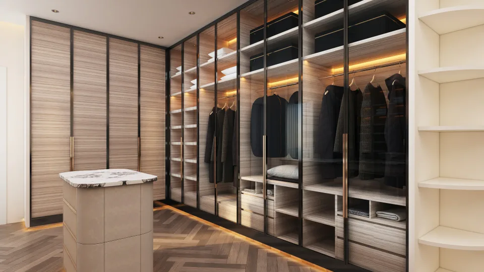 Master Bedroom Suite design visualization, view 4