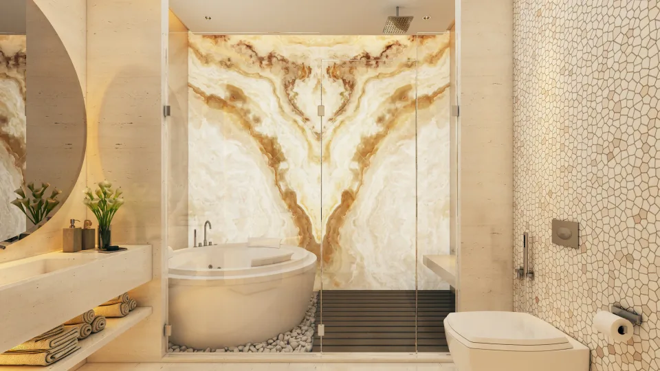 Master Bedroom Suite design visualization, view 5
